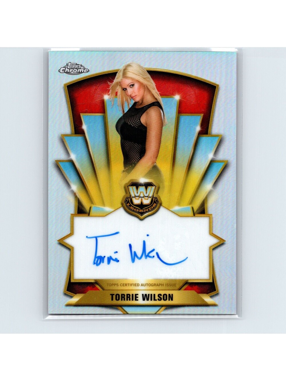 2026 Topps Chrome WWE Torrie Wilson #LCA-TW Legendary Chrome Autograph